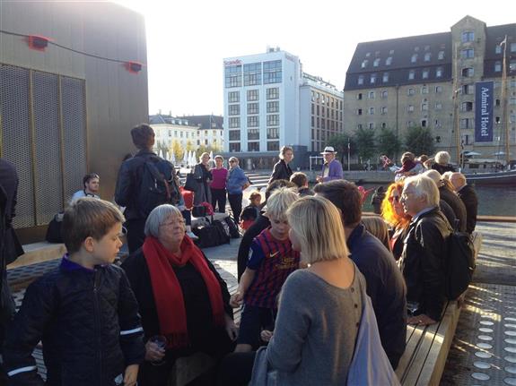 Stemningsbillede fra OFFSTAGE fernisering